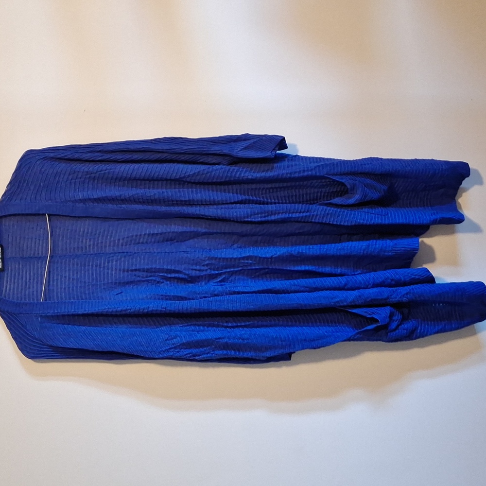 Royal blue cardigan with pockets